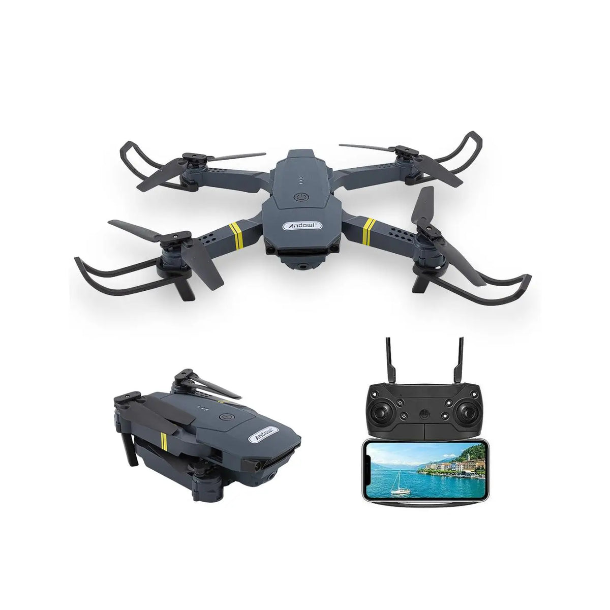 Mini dron cuadricóptero de 1080p HD