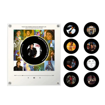 Acrylic Rotary Disc Machine Vinyls Music Player