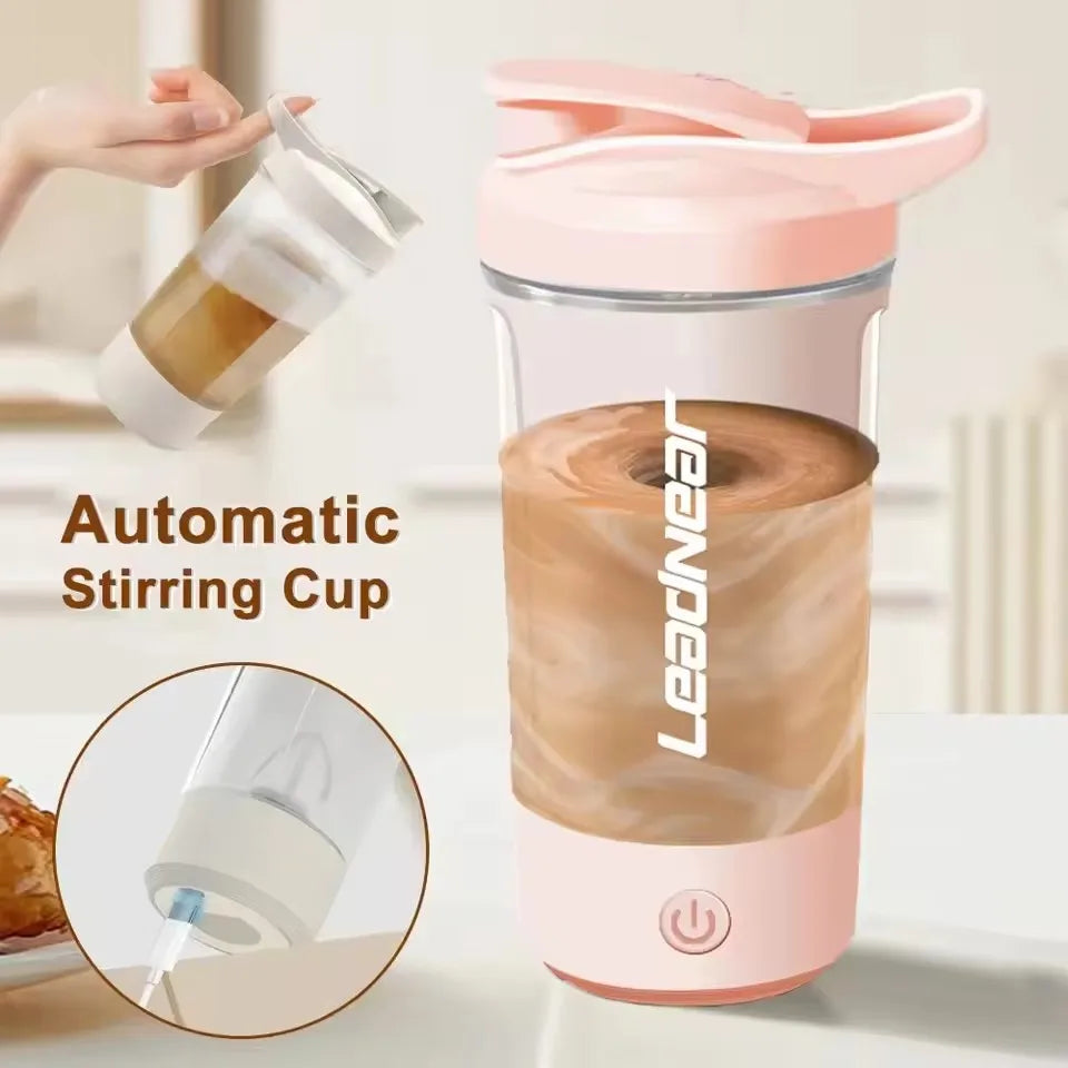 Electric Blender Cup Portable Blender Cup Milk Powder Protein Powder Blender Automatic Shaker Cup Home Travel Outdoor Sports Gym