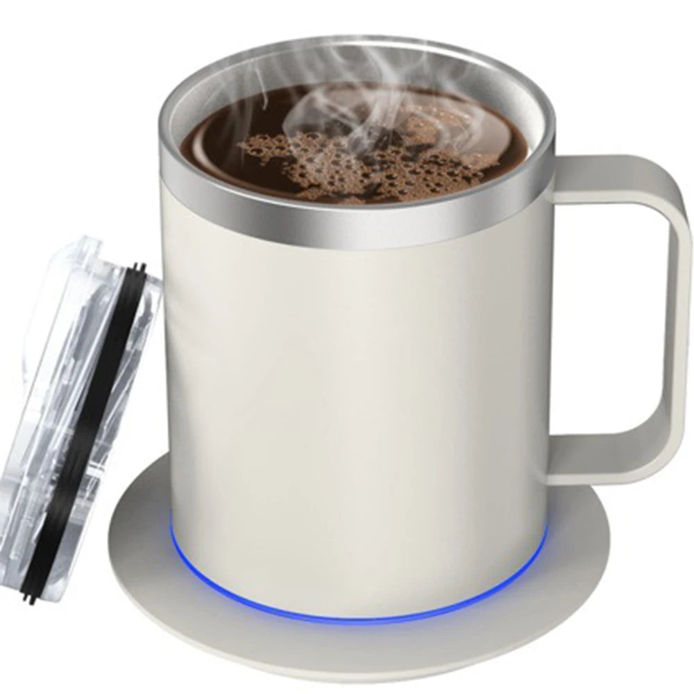 Taza de café autocalentable - Taza calentada eléctrica USB