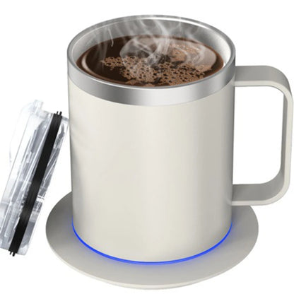 Taza de café autocalentable - Taza calentada eléctrica USB