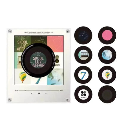 Acrylic Rotary Disc Machine Vinyls Music Player