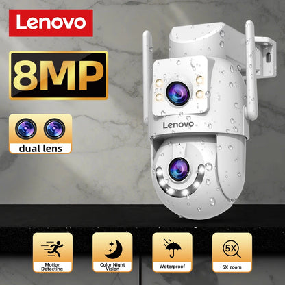 Cámara de seguridad Lenovo HD de 8 MP