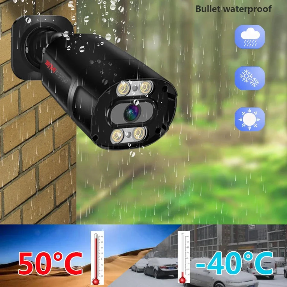 Cámara IP PoE CCTV Ultra HD 4K
