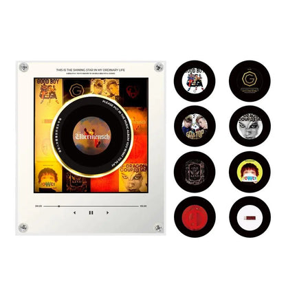 Acrylic Rotary Disc Machine Vinyls Music Player