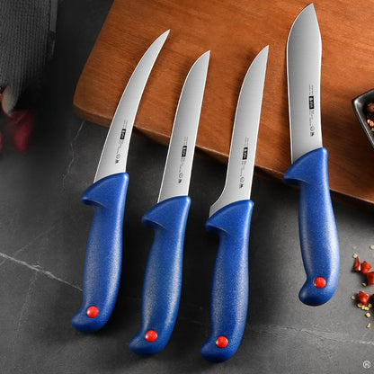 Juego de cuchillos deshuesados de 1 a 4 piezas: cuchillos de cocina de acero inoxidable, cuchillos de carnicero afilados, cuchillos para cortar en la cocina, cuchillos de chef