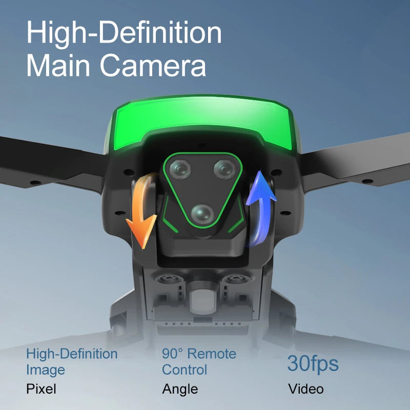 LF680 Pro Drones GPS Profession Motor sin escobillas 4K HD Cámaras duales FPV Control remoto Evitación de obstáculos Cuadricóptero plegable