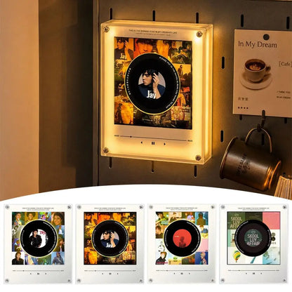 Acrylic Rotary Disc Machine Vinyls Music Player