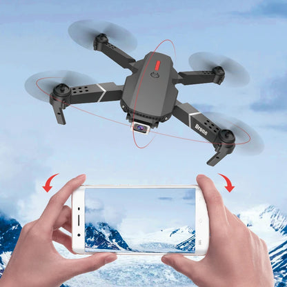 dron aéreo E88 Transmisión en tiempo real con cámara dual Retención de altitud de flujo óptico 2026