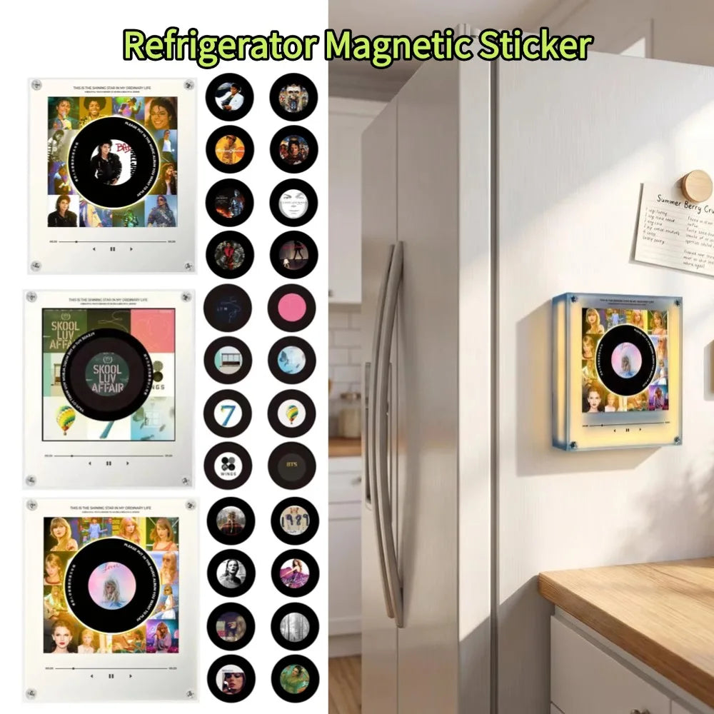 Acrylic Rotary Disc Machine Vinyls Music Player