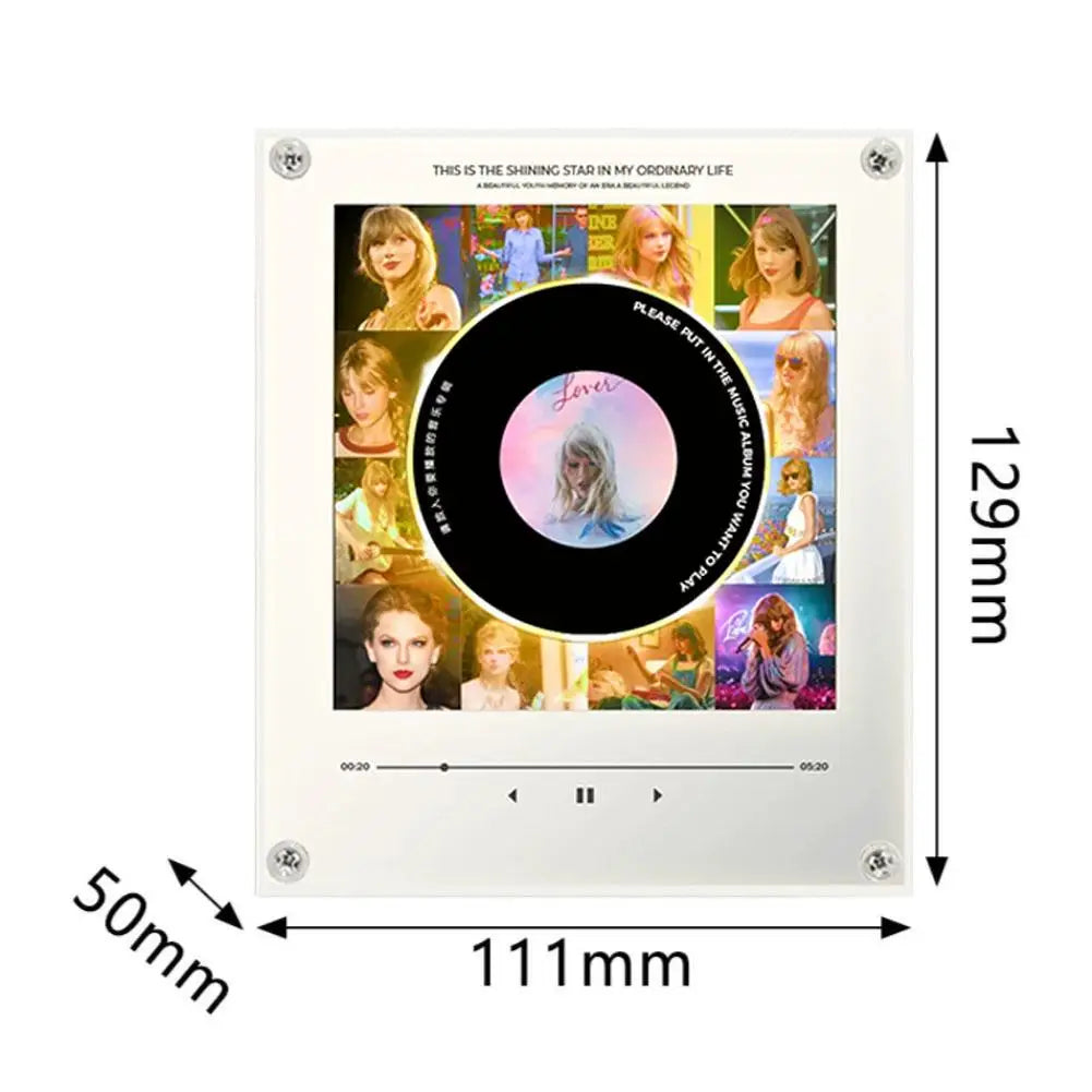 Acrylic Rotary Disc Machine Vinyls Music Player