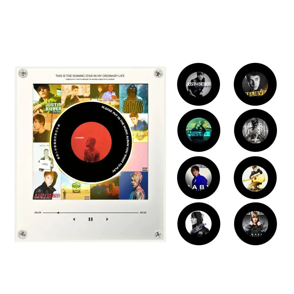 Acrylic Rotary Disc Machine Vinyls Music Player