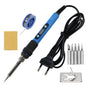 60W 80W Electric Soldering Iron LCD Digital Display Adjustable Temperature Welding Repair Tools 220V / 110V Solder Wire Tips