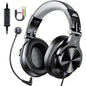 Oneodio Wired Gaming Headset Gamer 3.5mm Over-Ear Gaming Headphones With Detachable Microphone For PC Computer PS4 Xbox