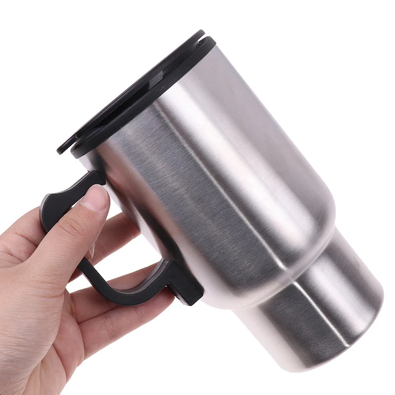 Taza calefactora para vehículo de acero inoxidable