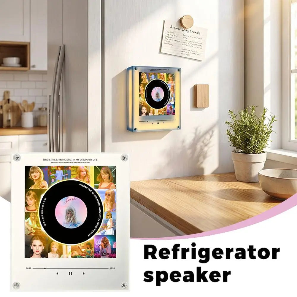 Acrylic Rotary Disc Machine Vinyls Music Player
