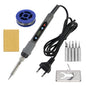 60W 80W Electric Soldering Iron LCD Digital Display Adjustable Temperature Welding Repair Tools 220V / 110V Solder Wire Tips