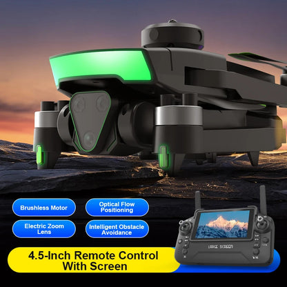 LF680 Pro Drones GPS Profession Motor sin escobillas 4K HD Cámaras duales FPV Control remoto Evitación de obstáculos Cuadricóptero plegable