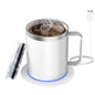 Taza de café autocalentable - Taza calentada eléctrica USB